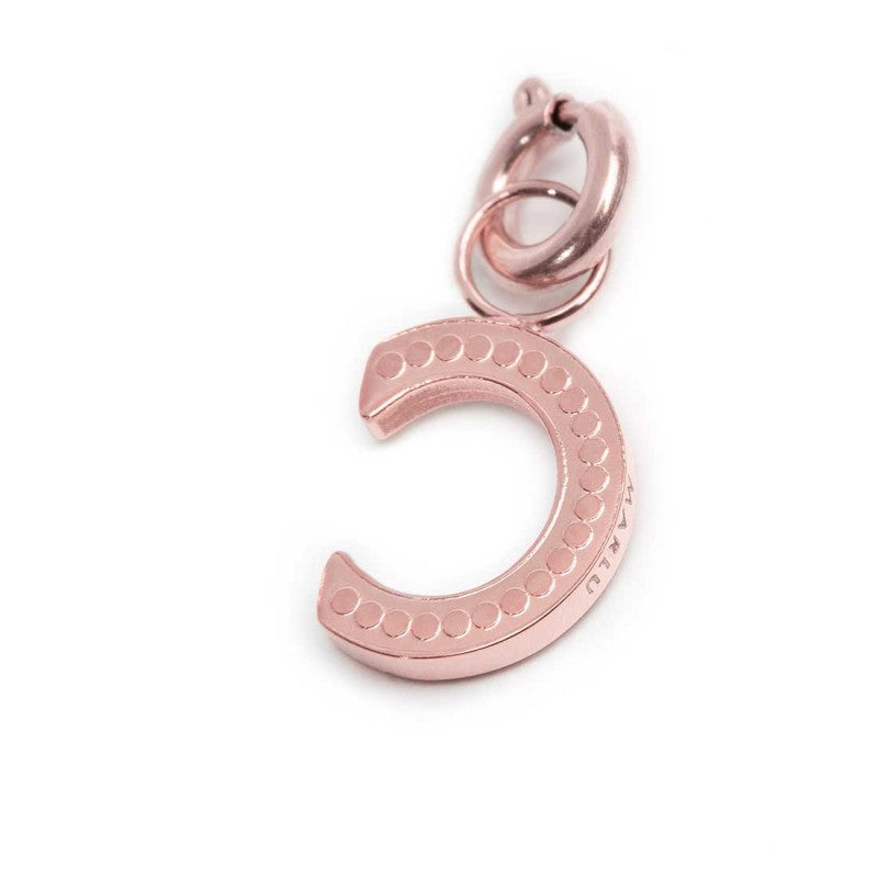 Charm lettera C con cristalli - Gioielleria Fondente