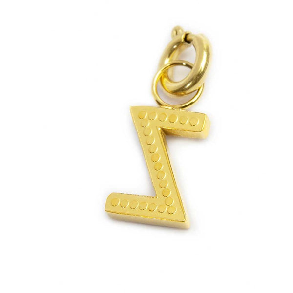 Charm lettera Z con cristalli - Gioielleria Fondente