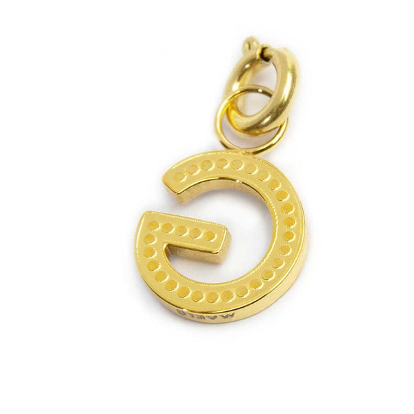 Charm lettera G con cristalli - Gioielleria Fondente