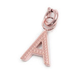 Charm lettera A con cristalli - Gioielleria Fondente