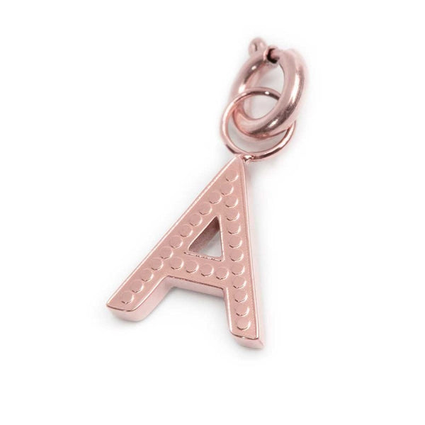 Charm lettera A con cristalli - Gioielleria Fondente