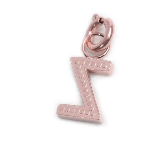 Charm lettera Z con cristalli - Gioielleria Fondente