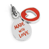 Charm made with love e cuore