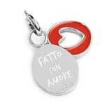 Charm made with love e cuore