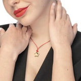 Collana cordino con stella