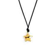 Collana cordino con stella