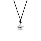 Collana cordino con stella