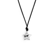 Collana cordino con stella