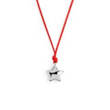 Collana cordino con stella