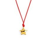 Collana cordino con stella