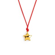Collana cordino con stella