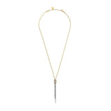 Collana a Y con nodo catena snake e catena foxtail