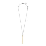 Collana a Y con nodo catena snake e catena serpentine