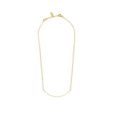 Collana catena cutting cross con centrale filo rigido