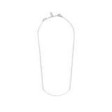Collana catena cutting cross con centrale filo rigido