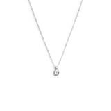 Collana catena cutting cross zircone centrale 4.25mm