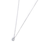 Collana catena cutting cross zircone centrale 5.25mm