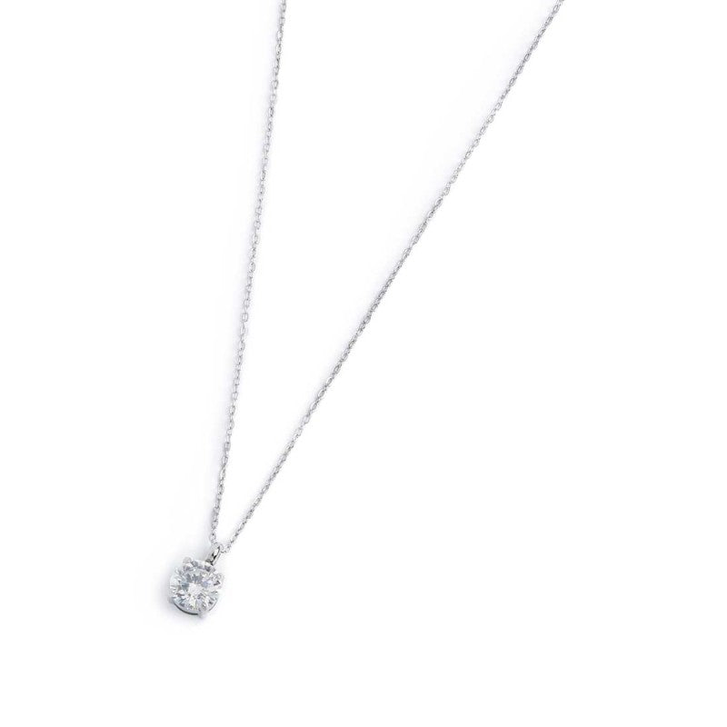 Collana catena cutting cross zircone centrale 7mm