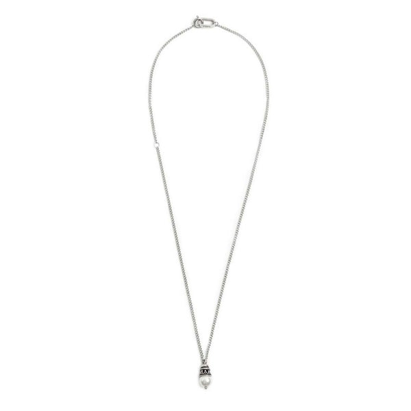 Collana catena grumetta con pendente - Gioielleria Fondente