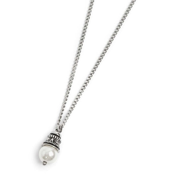 Collana catena grumetta con pendente - Gioielleria Fondente