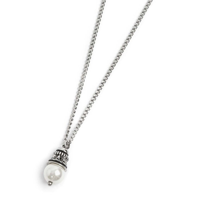 Collana catena grumetta con pendente - Gioielleria Fondente