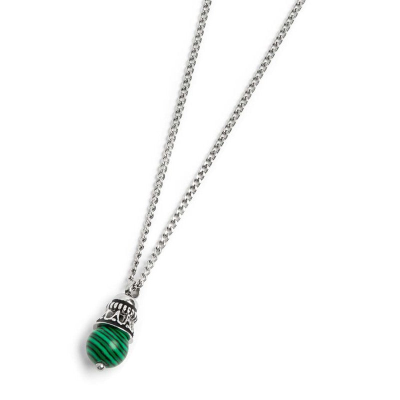 Collana catena grumetta con pendente - Gioielleria Fondente