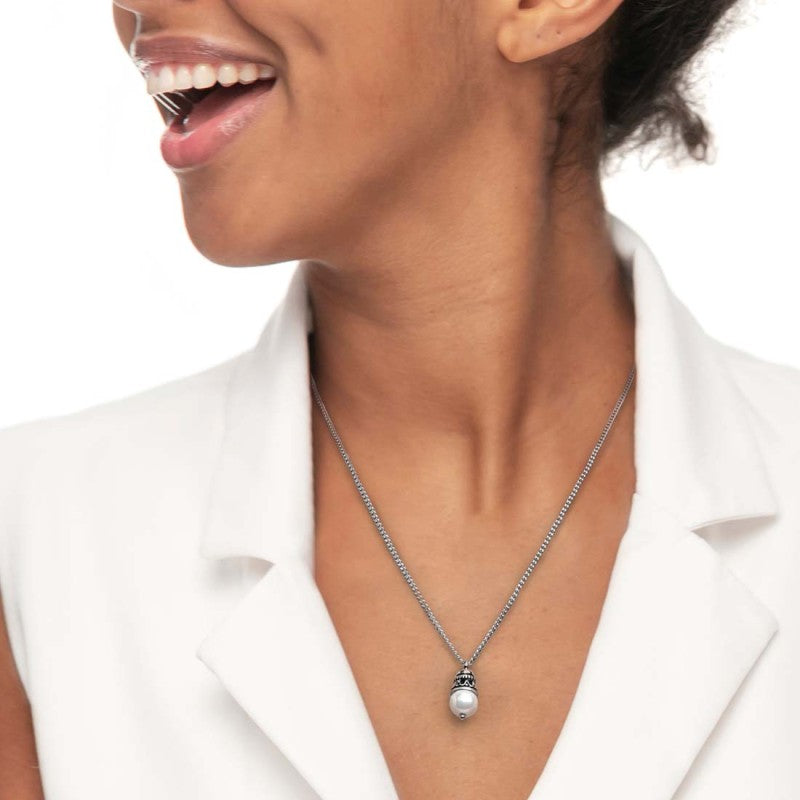 Collana catena grumetta con pendente - Gioielleria Fondente