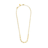 Collana catena lip cable e centrale a catena cable con texture