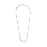 Collana catena lip cable e centrale a catena cable con texture