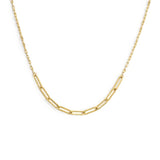 Collana catena lip cable e centrale a catena cable con texture
