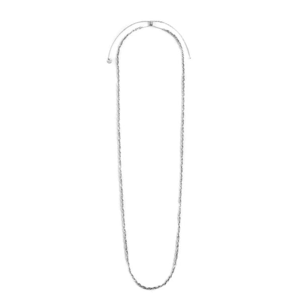 Collana catena "o" e catena square wire twist