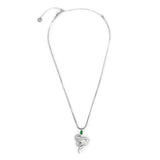 Collana catena snake quadrata con serpente pendente - Gioielleria Fondente