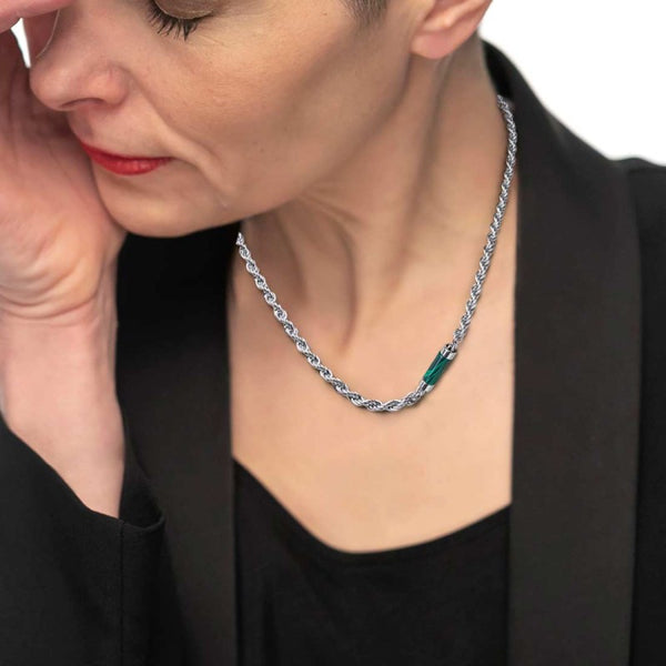 Collana con elemento in pietra - Gioielleria Fondente