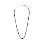 Collana con perline colorate a ciambella