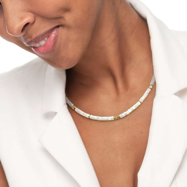 Collana con pietre a rondelle - Gioielleria Fondente