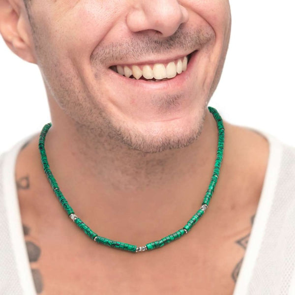 Collana con pietre a rondelle - Gioielleria Fondente