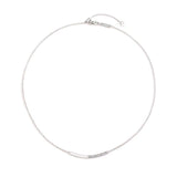 Collana con zirconi e smalto
