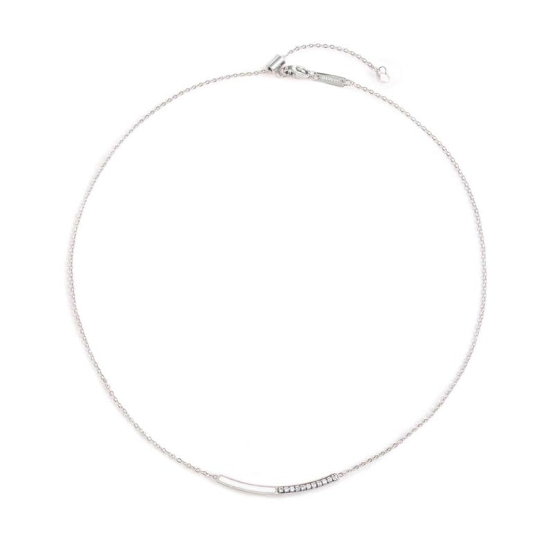 Collana con zirconi e smalto
