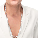 Collana cordino marrone con perle - Gioielleria Fondente