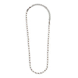 Collana cordino marrone con perle - Gioielleria Fondente
