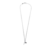 Collana corno pendente e pietra lavica