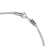 Collana corno pendente e pietra lavica