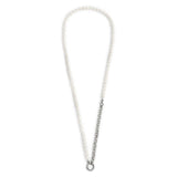 Collana perle con catena a sfere - Gioielleria Fondente