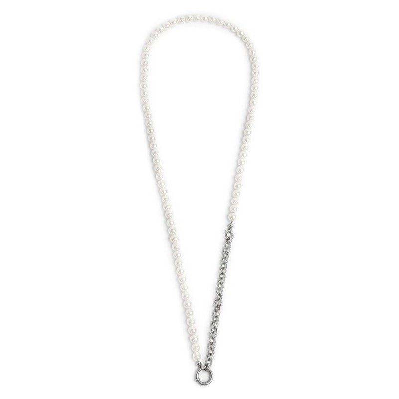 Collana perle con catena a sfere - Gioielleria Fondente