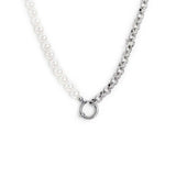 Collana perle con catena a sfere - Gioielleria Fondente
