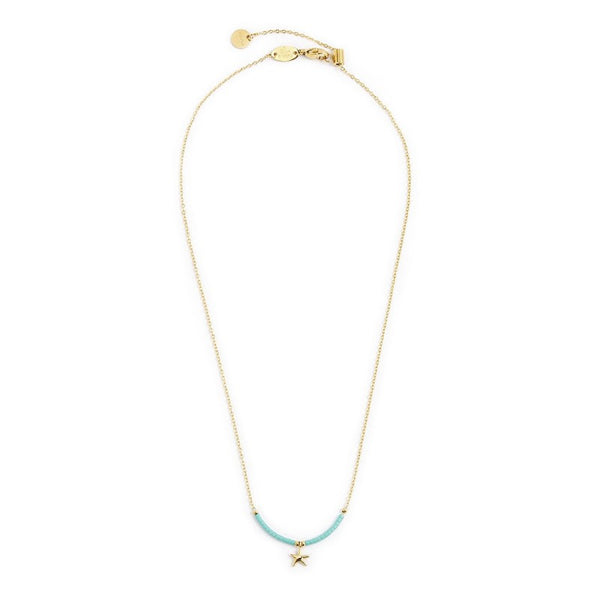 Collana stella marina e miyuki