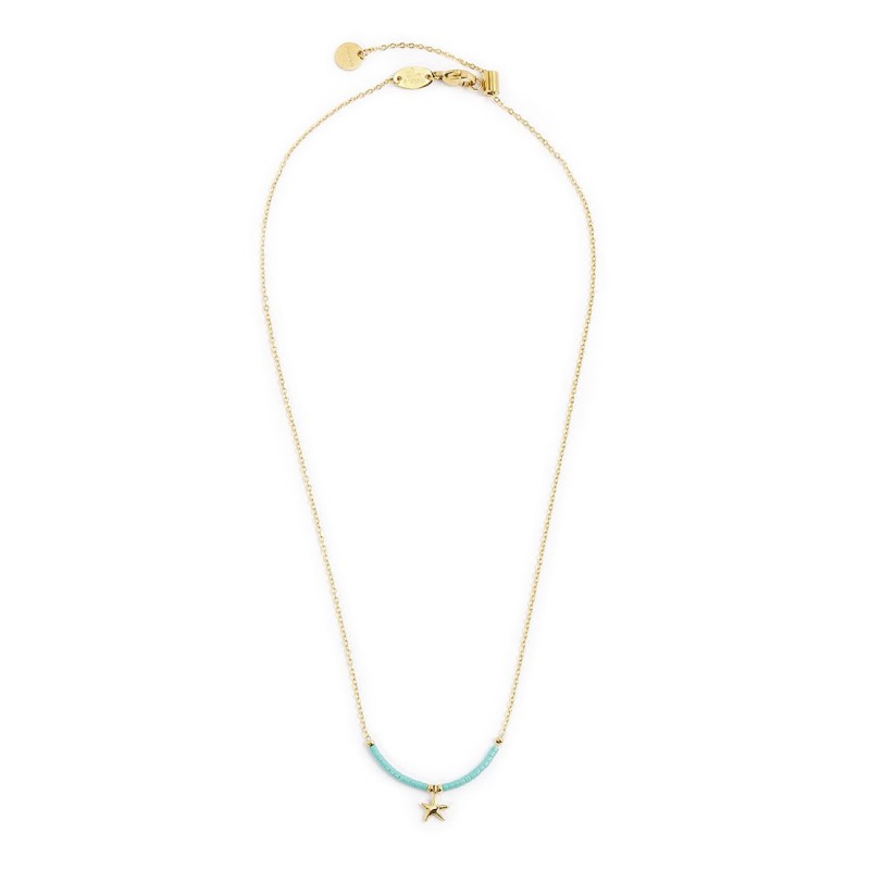 Collana stella marina e miyuki