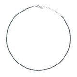 Collana Tennis Mania con Zirconi Verdi e Bianchi - Gioielleria Fondente