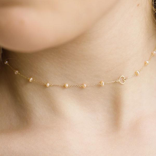GIROCOLLO 18KT PERLE