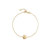 Bracciale i tesorini con sagoma bimba in oro giallo